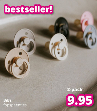 Baby & Tiener BİBS fopspeentjes aanbieding