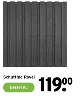 GAMMA Schutting royal aanbieding