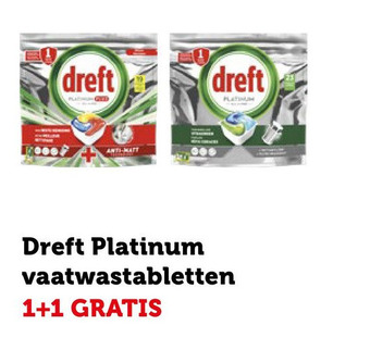 Coop Dreft Platinum vaatwastabletten aanbieding