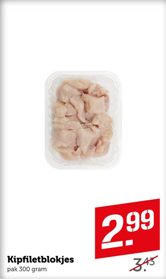 Coop Kipfiletblokjes aanbieding