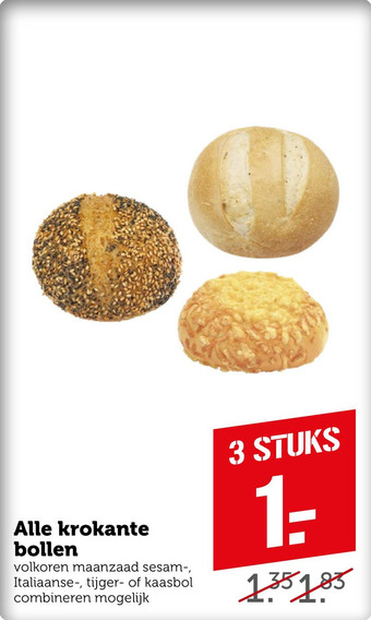 Coop Alle krokante bollen aanbieding