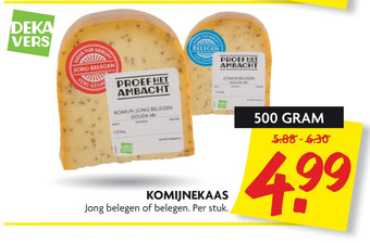 Dekamarkt Komijnekaas aanbieding