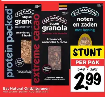 Vomar Voordeelmarkt Eat Natural Ontbijtgranen aanbieding