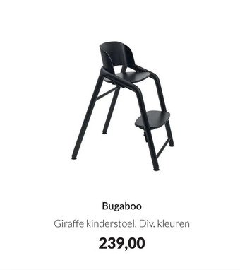 Babypark Bugaboo giraffe kinderstoel aanbieding