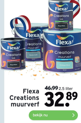 GAMMA Flexa Creations muurverf aanbieding