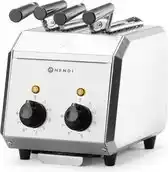 Bol.com Hendi tosti apparaat - broodrooster met tostiklemmen - professionele croque-monsieur machine - timer - 2 tostitangen aanbieding