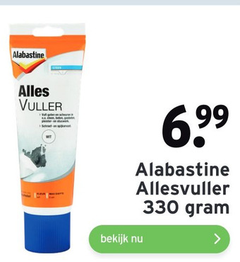 GAMMA Alabastine Allesvuller aanbieding