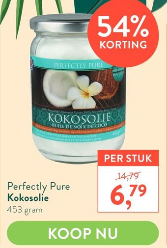 Holland & Barrett Perfectly Pure Kokosolie aanbieding