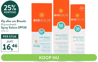 Holland & Barrett Spray Solaire SPF30 aanbieding