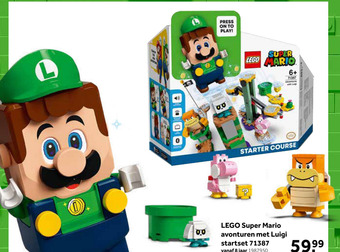 Intertoys LEGO Super Mario avonturen met Luigi starterset 71387 aanbieding