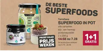 Ekoplaza TerraSana Superfood in pot 1+1 gratis aanbieding