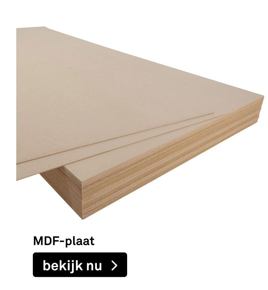 MDFplaat aanbieding bij Karwei
