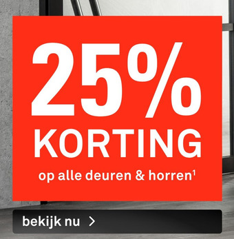 Karwei op alle deuren & horren aanbieding