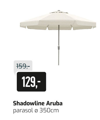 Kees Smit Shadowline Aruba parasol ø 350cm aanbieding