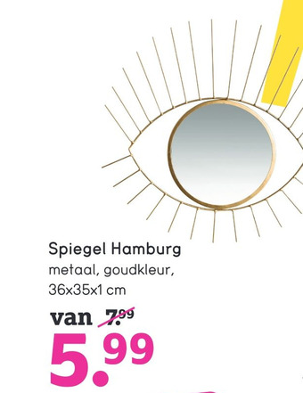 Leen Bakker Spiegel Hamburg aanbieding