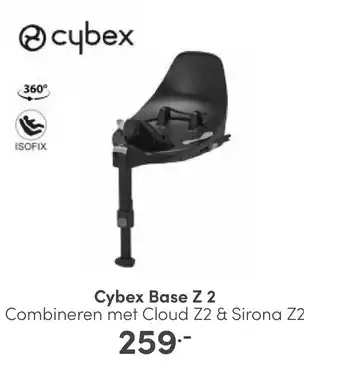 Baby & Tiener Cybex Base Z 2 Combineren met Cloud Z2 & Sirona Z2 aanbieding