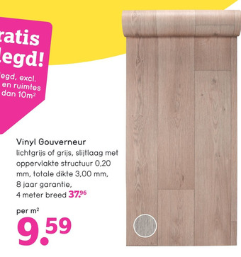 Leen Bakker Vinyl Gouverneur aanbieding