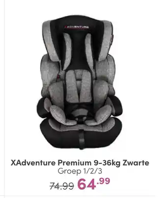 Baby & Tiener XAdventure Premium 9-36kg Zwarte Groep 1/2/3 aanbieding