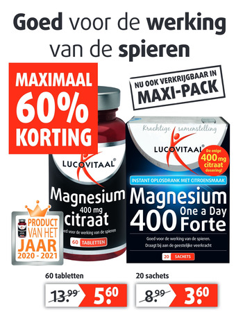 Lucovitaal Magnesium vanaf aanbieding