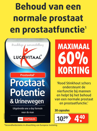 Lucovitaal Prostaat Potentie aanbieding