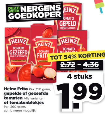 PLUS Heinz Frito aanbieding