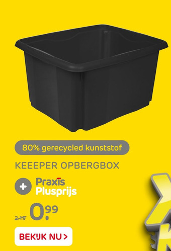 Praxis Keeper opbergbox aanbieding