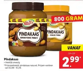 Lidl Pindakaas aanbieding