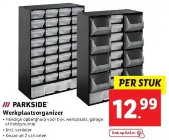 Lidl Iii parkside werkplaatsorganizer aanbieding