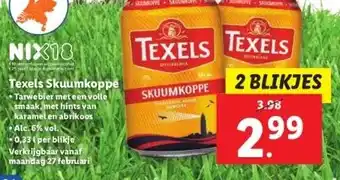 Lidl Texels skuumkoppe aanbieding