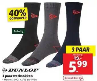 Lidl Dunlop aanbieding