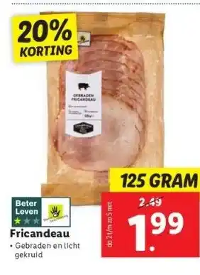 Lidl Fricandeau aanbieding