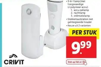 Lidl Multifunctionele led-lamp • 3-in-1 lamp (met hoogwaardige li-polymeer-accu): aanbieding