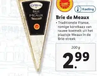 Lidl Brie de meaux aanbieding