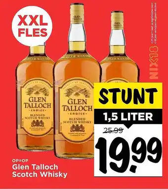 Vomar Voordeelmarkt Glen Talloch Scotch Whisky aanbieding