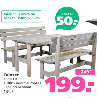 Ranzijn Tuinset aanbieding