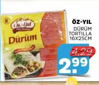 Sahan Supermarkten Oz-yil durum tortilla 16 x 25cm aanbieding