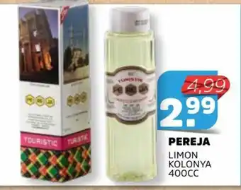 Sahan Supermarkten Pereja limon kolonya 400cc aanbieding