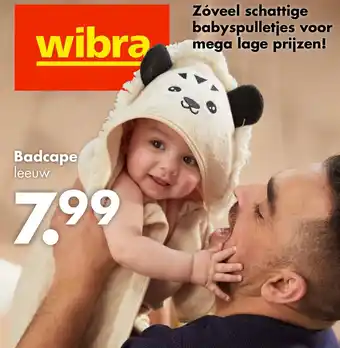 Wibra Badcape aanbieding