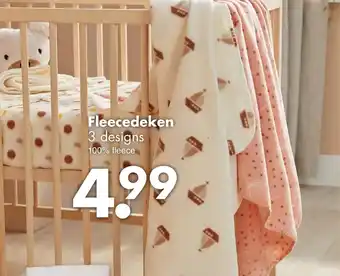 Wibra Fleecedeken aanbieding