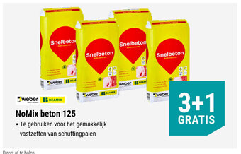 Pontmeyer NoMix beton 125 aanbieding