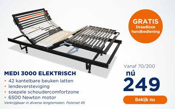 TotaalBED Medi 300O Elektrisch aanbieding