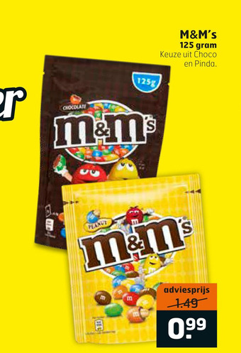 Trekpleister M&M's aanbieding