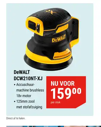 Pontmeyer DeWalt DCW210NT-XJ per stuk aanbieding