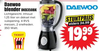 Dirk Daewoo blender dkb350bk aanbieding