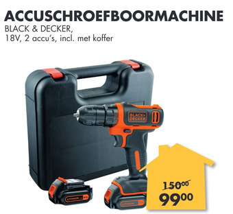 Bouwhof Accuschroefboormachine aanbieding