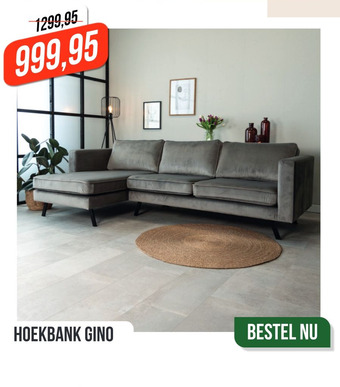 Dimehouse Hoekbank Gino aanbieding