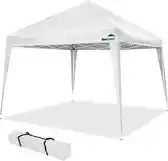 Bol.com Maxxgarden partytent - paviljoen - 3x3 - easy up - opvouwbaar - waterdicht - wit aanbieding