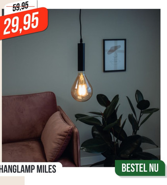 Dimehouse Hanglamp Miles aanbieding