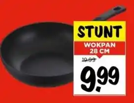 Vomar Voordeelmarkt Wokpan 28 cm aanbieding