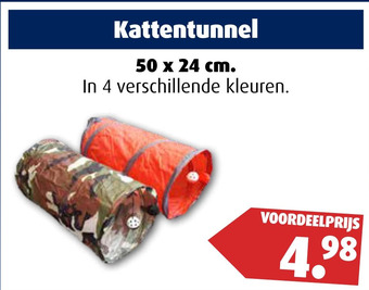 Huisdier Voordeelshop Kattentunnel aanbieding